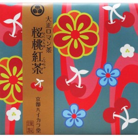 Taisho Romantic Tea Cherry Peach Tea (Cherry Bokocha) (0.07 oz (2 g) x 10 Packs