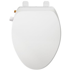 Elongated Bidet Toilet Seat – Non-Electric, Slow-Close Lid, Adjustable Water Pressure, Self-Cleaning Dual Nozzles for Frontal & Rear Wash, Leak-Resistant Brass Inlet, Easy Installation (Elongated)