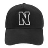 Unisex Boys Girls Baseball Cap Black Hat Kids Cap Alphabet