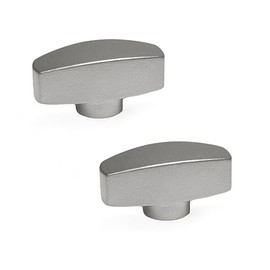 Ganter Normelemente Stainless Steel Wing Nuts - GN 434-26-M4-MT | Stainless Steel Investment Casting | Pack of 2