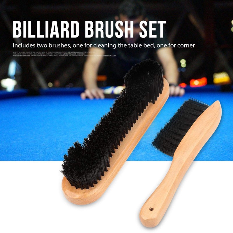 Pool Table Brush, Asixx 2pcs Billiards Pool Table Rail Brush