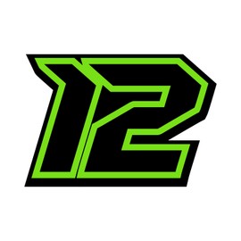 MC MOTOPARTS 3 Pcs Custom Racing Number Plate Decal Sticker 7" 8" 9" 10" Motorcycle, Car, Truck, Motors, Body, Fairing, Plate Use Removable