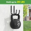 Garden Hose Holder Wall Mount - Aluminum Hose Hanger for