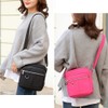 Bolso bandolera casual para mujer, de nailon, impermeable, con múltiples