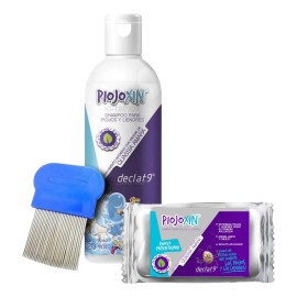 Kit Shampoo + Jabón Peine Cerdas Anti Piojos Pulgas Liendre