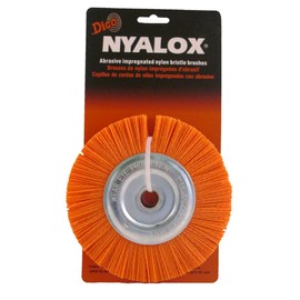 Dico 541-756-6 Nyalox Bench Brush 6-Inch Orange 120 Grit