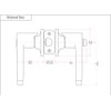 Designers Impressions Richmond Design Oil Rubbed Bronze Entry Door Lever