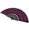 10Pcs Sequined Folding Hand Fan Wedding Party Gift Dance Props