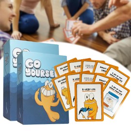 2PCS Go Fish Yourself Game, The Go Fish Game of Life's Little Humiliations, Hilarious Card for Parties, Game Nights, Gag Gifts for Friends Couples & Coworkers (B)