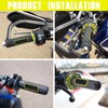 22mm 7/8" Motorcycle Rubber Handlebar Grips Fit for ATV Mini