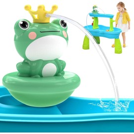 weirtoya Bomba de mesa de agua para niños pequeños, juguetes de unicornio, bomba alimentada por batería para mesa de agua, juguetes de chapoteo de trabajo, juguetes de verano para niños pequeños