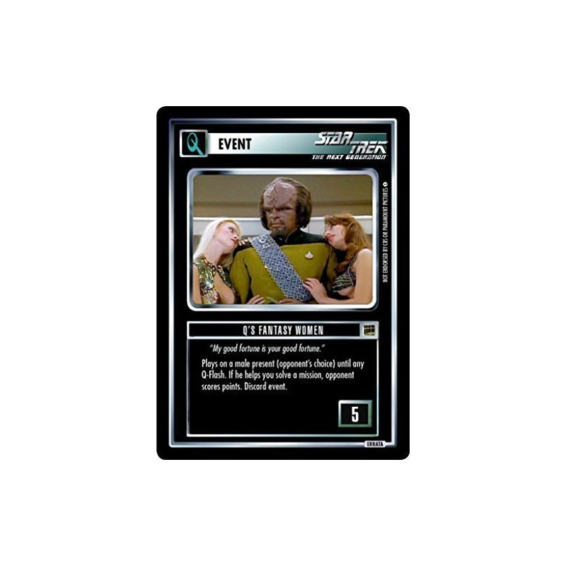 Decipher Star Trek CCG 1E HA Holodeck Adventures Q'S Fantasy