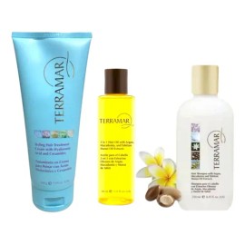 Kit Terramar Shampoo, Aceite 3 En 1 Y Crema Para Peinar
