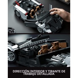 Nifeliz HURYRA Set de Construcción de Coche Deportivo, Modelo de Supercoche a Escala 114 para Exhibición y Coleccionistas, Regalo Ideal para Adultos