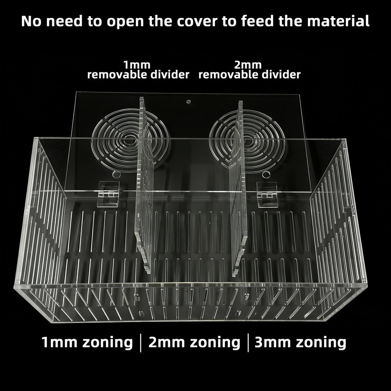 YHaurorise Acrylic Breeding Box Fish Trap Aquarium Container, Acclimation Isolation