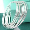 Sdouefos Classic 10pcs Lots Wholesale 925 Silver Winsome Bracelet Cuff