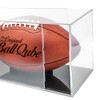 BallQube Grandstand Football Display Case for Memorabilia and Autographed Ball,