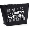 Hippowarehouse Animals Are Not Ours To Experiment On printed make