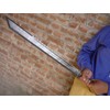 Custom Hand Forged Damascus Steel Tanto Sword Viking Blood Grooved