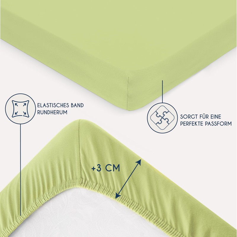 Dreamzie Elasticated Cotton Fitted Sheet