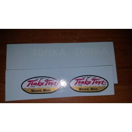 TONKA CEMENT TRUCK 1960 VINYL PEEL AND STICK DECAL SET