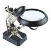 Magnifying Glass LED Magnifying Desk Lamp with Auxiliary Clips for