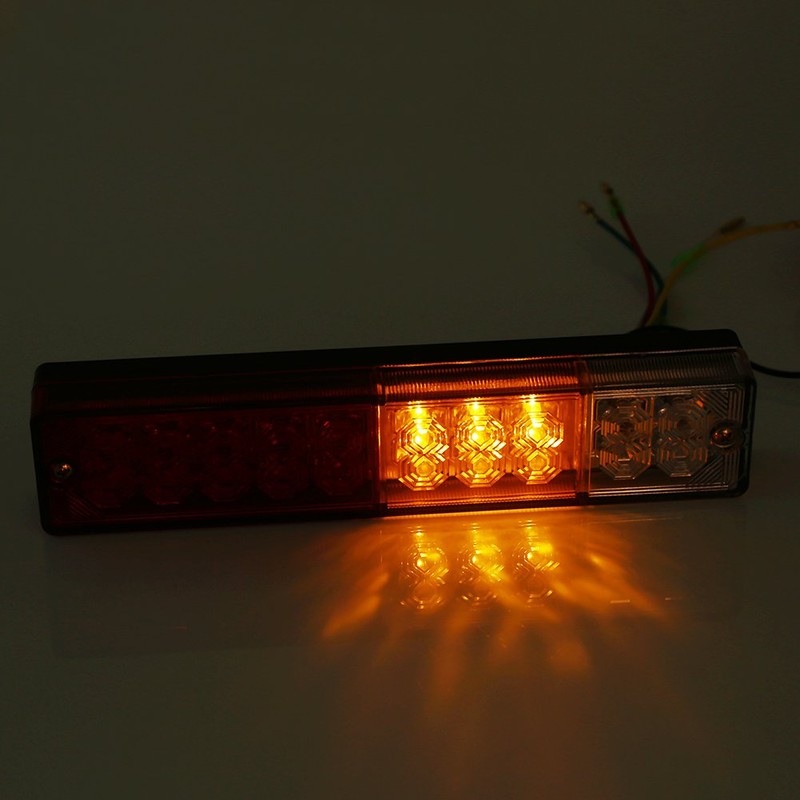 2 Pcs 30 LED Taillights Truck Rear Tail Light Brake