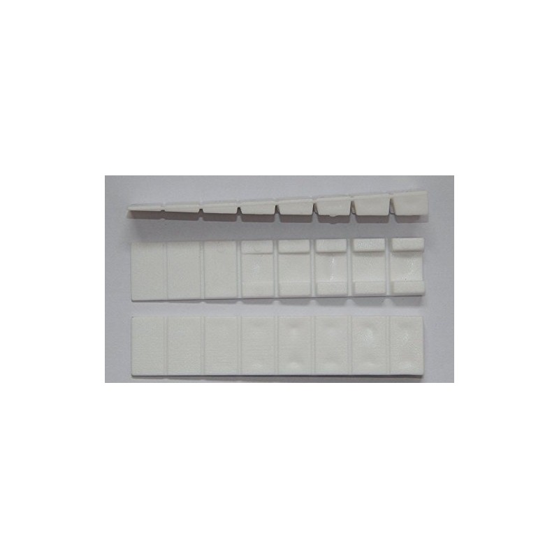 S&S-Shop 40 Furniture Wedges Made of Plastic – White –
