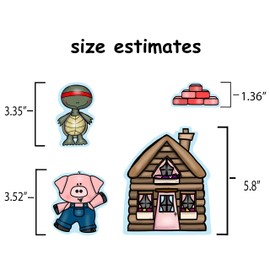 Felt Flannel Board Stories & 4 Story Set Goldilocks Three Bears Three Little Pigs Red Riding Hood Tortoise & Hare Preschool