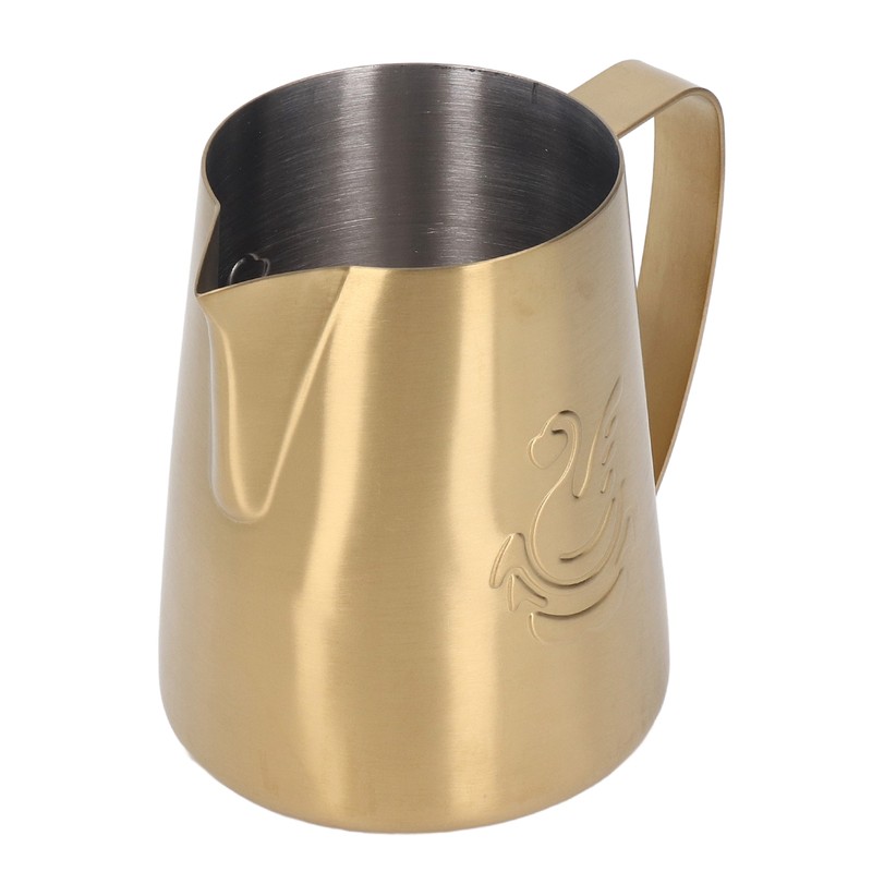 Frothing Cup 420ML 304 Stainless Steel Streamlined Cup Body Design