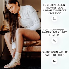 Dosh- “Drop Foot Brace, AFO, AFO Foot Drop Brace, Foot Drop Brace para caminar, AFO Brace, Drop Foot Brace