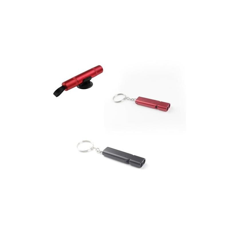 LINTRA 2-in-1 Gurtschneider Notfallhammer, 2 Stück Gurtschneider und Glasbrecher, Tragbares