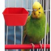 AMZSYLV Pack of 10 Cage Cups Birds Feeders Seed Bowl