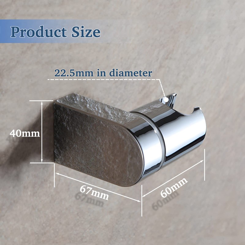Shower Head Holder, FUYIOCN 360° Adjustable Angle Shower Holders,Shower Head