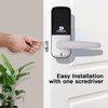 SIANNHOA Keyless Entry Door Lock-Smart Lock with Fingerprint Sensor, Keypad,