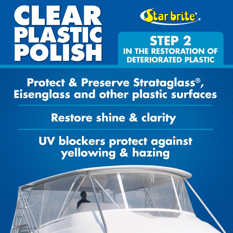 STAR BRITE Clear Plastic Polish - Step 2 - Ultimate