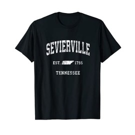 Sevierville Tennessee TN Sportdesign im Vintage-Stil T-Shirt