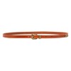 Wrangler Women's Thin Western Belt, Cognac