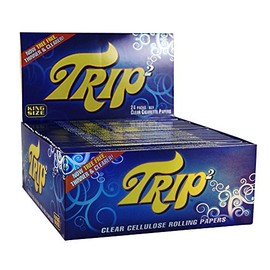 Trip 2 transparent Leaflets made of cellulose transparent Papers 1 Box (24x) {Trip2} papers