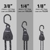 Ayaport Adjustable Rope Hanger 1/8" x 8' Kayak Rope Tie