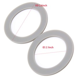 Blender Rubber Gasket 2.6inch Include 8 Packs O Ring Seal, Replacement Part Fit for Beach Glass or Plastic jars