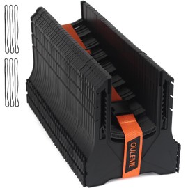 OULEME 30FT RV Sewer Hose Support, Black Tank Hose Holder with Rubber Band and Carry strap, Easy to Adjust Height for Camper Travel Trailers