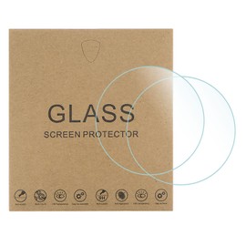 sourcing map 5pcs Watch Glass Screen Protectors 40.5mm HD Tempered Glass High AL Anti-Scratch 9H Hardness High Definition Anti-Explosion Smartwatch Screen Protection Film