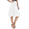 Urban CoCo Women's A-Line Elastic High Waist Flare Work Midi