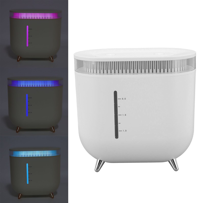 Humidifier 2L Capacity USB Charging Delicate Double Spray Humidifier with