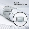 Air Conditioning Exhaust Hose Adapter, 150 mm Air Conditioning Hose