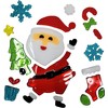 Christmas Window Stickers, 4 Sheets, Christmas Gel Clings - Decorations