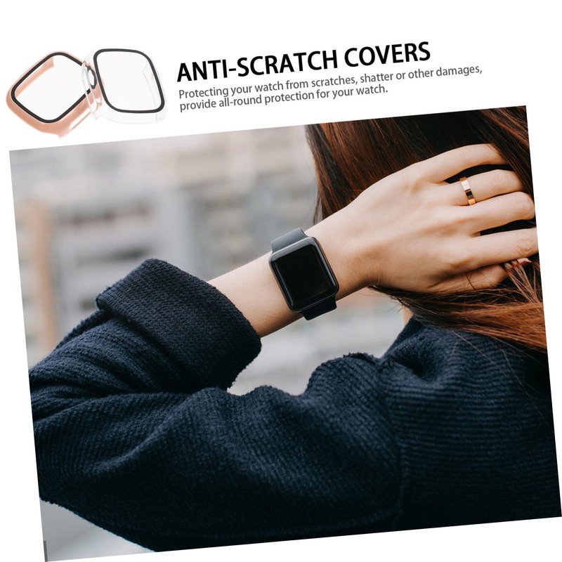 BIUDECO 2pcs Smartwatch Screen Cover Pc Protective Case for Play