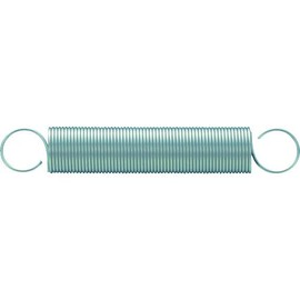TRUSCO TESS77082 Tension Springs, Stainless Steel, D5xd0.35XL18.4 (Pack of 20)