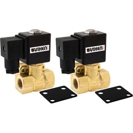 Vixen Air 3/8" NPT Air Ride Suspension High Flow Normally Closed Electric Air Valve (Solenoid) 250 PSI One Corner VXF4038-2